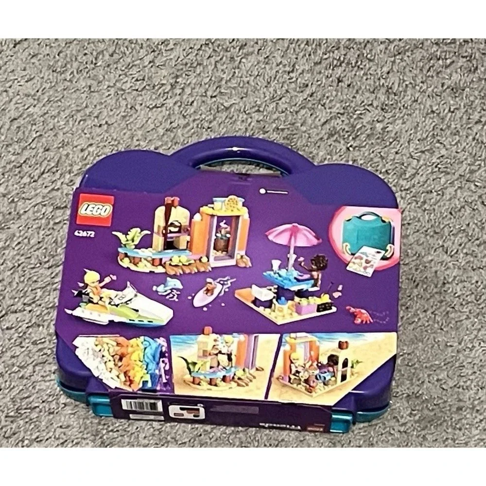 LEGO Friends Creative Beach and Travel Suitcase Pretend Play Building Set 42672